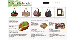 Desktop Screenshot of greenheritageltd.com